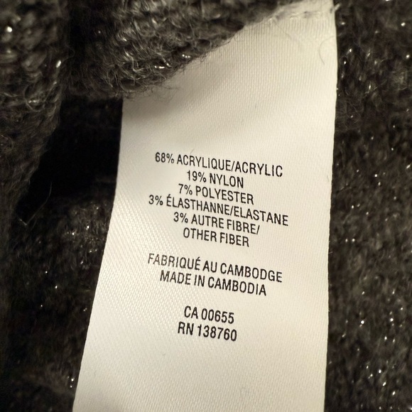 REITMANS - Shimmery Dark Gray Cable Knit Sweater - Picture 5 of 7